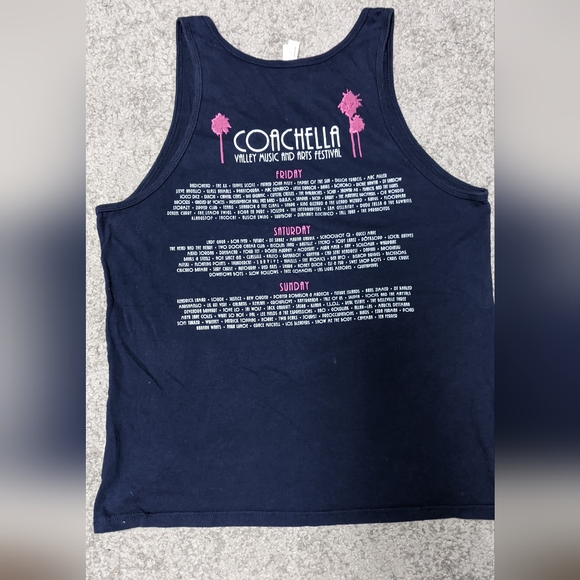 Coachella 2017 Mens Tank Top M - Picture 4 of 4
